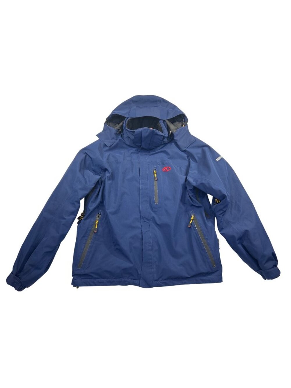 Marker Gore-Tex Snowboarding Jacket Men's S Blue Hooded Waterproof Ski Coat